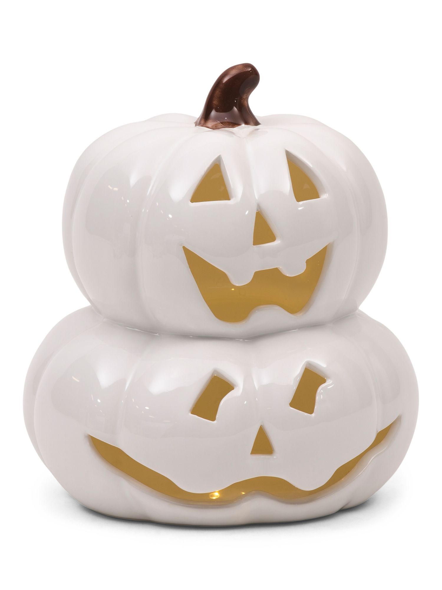 8in Ceramic Led Stack Jack O Lanterns | Halloween | Marshalls | Marshalls