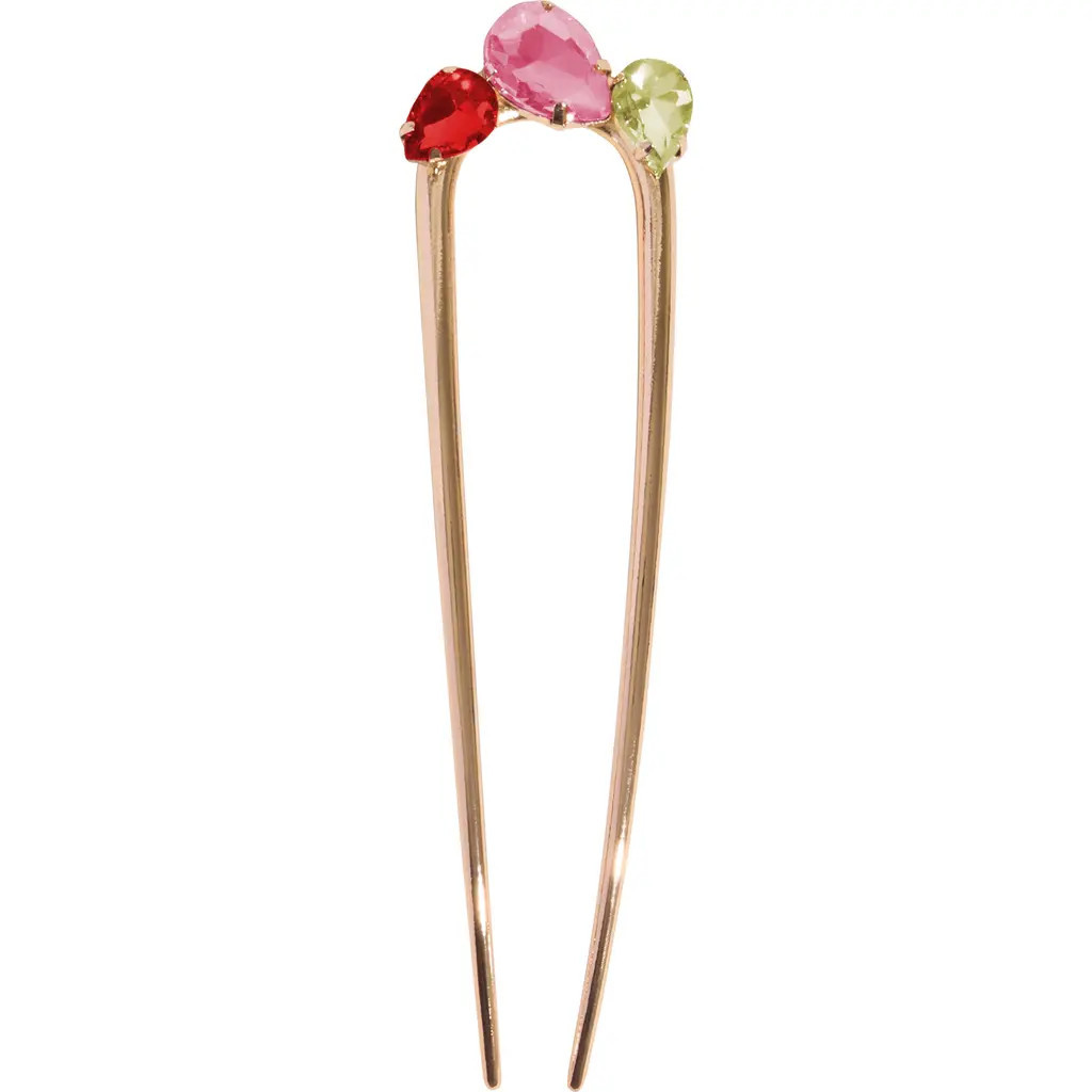 Kitsch Rhinestone French Hair Pin in Gold at Nordstrom | Nordstrom