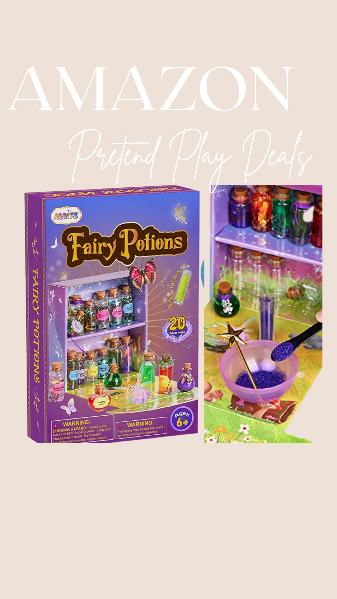 Alritz Fairy Polyjuice Potion Kits for Kids, DIY 20 Bottles Magic Potions, Creative Crafts Toys for Girls 6 7 8 9 10

#LTKFind #LTKkids
