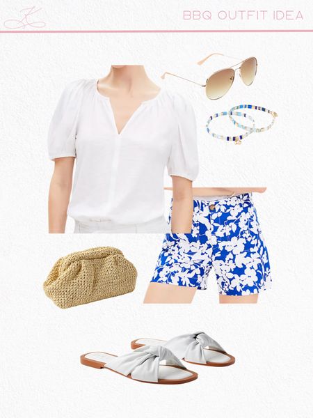 BBQ outfit idea for Memorial Day! 

Summer outfit, sandals, barbecue outfits, summer tops, summer shorts, shorts for summer, summer 2024, summer sunglasses 

#LTKStyleTip #LTKFindsUnder50 #LTKOver40