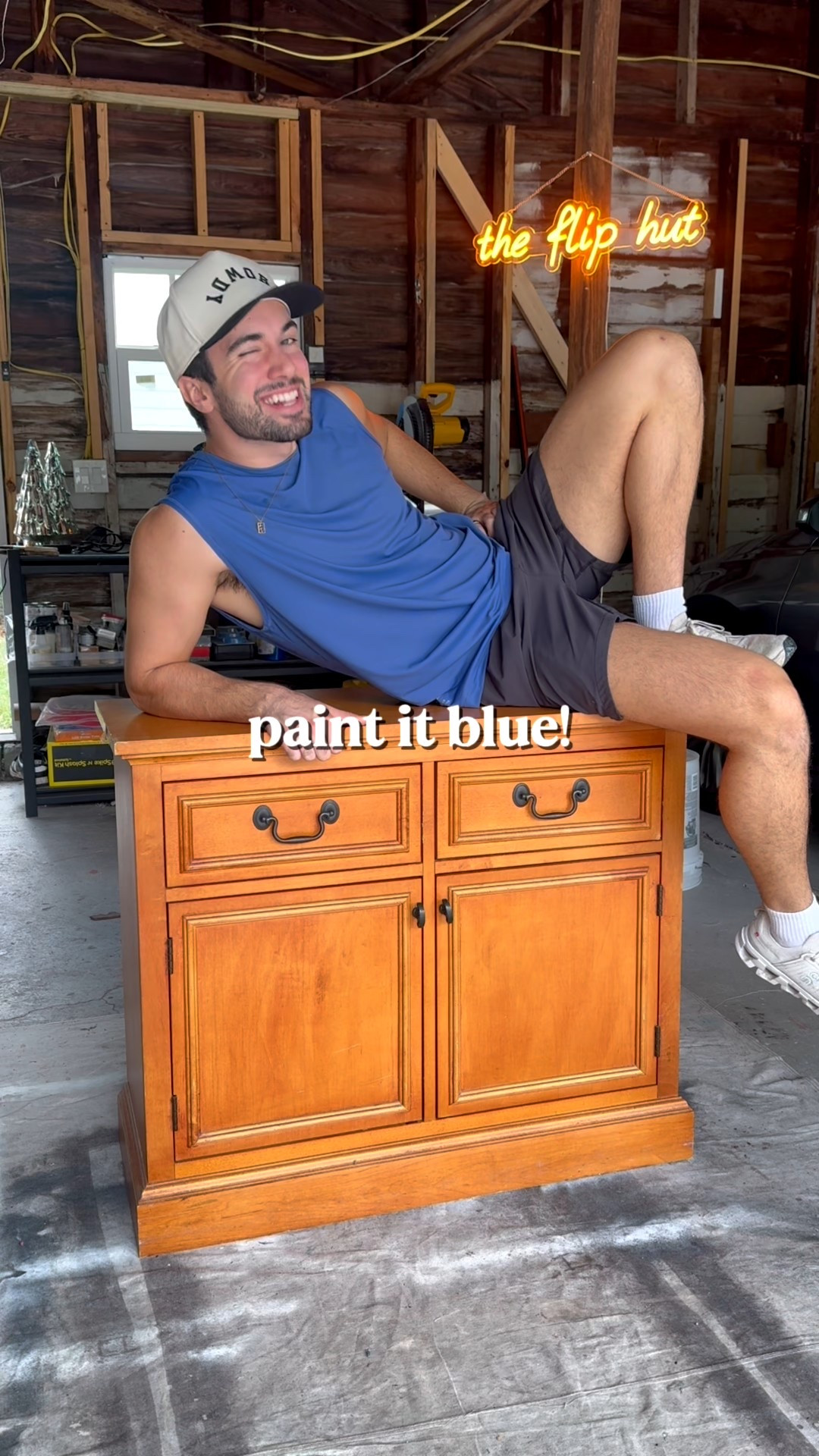 Sometimes painting furniture is OKAY… especially when it turns out looking this good 😩🤩

I walked into Goodwill with a $25 budget and somehow landed the perfect storage cabinet for exactly $25 💸

It wasn’t solid wood, but it was sturdy, well-built, and had tons of potential 🛠️

For the body, drawers, and doors, I saved some money by using leftover paint from my guest room flip. This gorgeous color—Courtyard Blue by Behr—is such a timeless, multifunctional shade 🦋

To add texture and variation, I used a faux wood grain technique on the top and base to tie everything together 🪵

Finishing the hardware with a quick coat of gold gilding wax was the icing on the cake 🍰

This cabinet feels like a breath of fresh air—even with a fresh coat of paint 🎨

And yes… it sold immediately after finishing for close to $300. Pieces like this fly in my area 📍

What do you think of the paint + faux wood combo? Let me know below, and I’ll see you for the next flip 🛠️🧰

#furnitureflip #furnituremakeover #diy #upcycling #flipforprofit #thriftfind


#LTKvlog #LTKMens #LTKHome