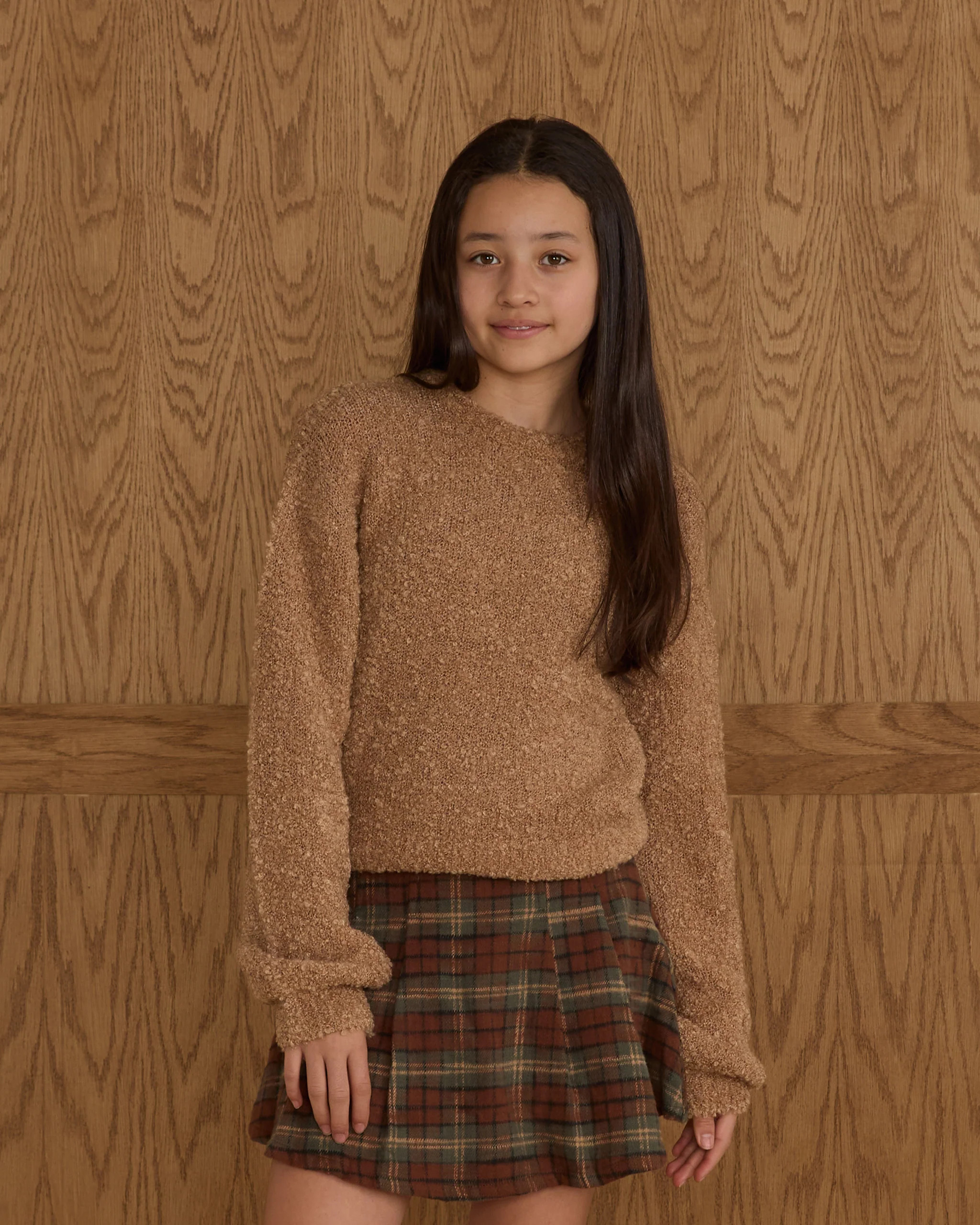 Aspen Sweater || Toffee Boucle | Rylee + Cru