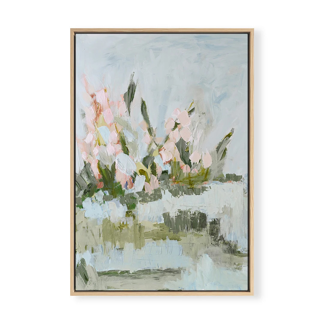 Soft Abstract Floral Art Print | Urban Garden Prints