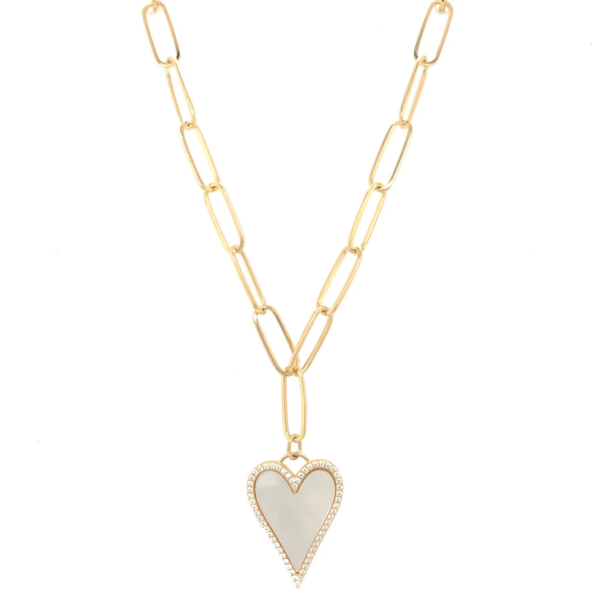 Heart Chain Necklace | Jennifer Miller Jewelry