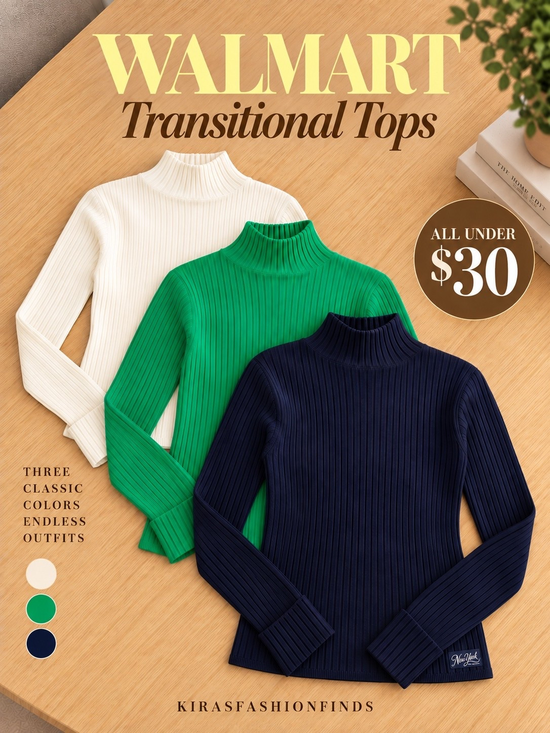 WALMART FALL TOPS UNDER $30 🍂🤎

The kind of tops you buy now and wear ALL season. Easy to layer, easy to dress up for work and just as cute with denim for the weekend. Affordable fall