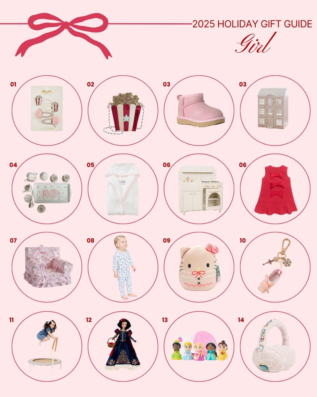 Baby girl and toddler girl gift guide! 



#LTKKids #LTKGiftGuide #LTKHoliday