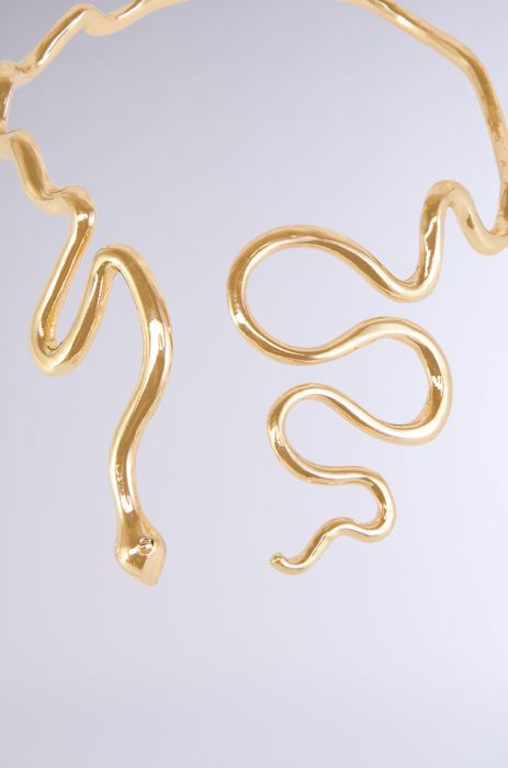 WINDING SNAKE STATEMENT NECKLACE | AKIRA