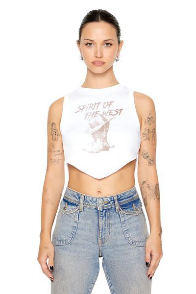 Spirit of The West Graphic Muscle Tee | Forever 21