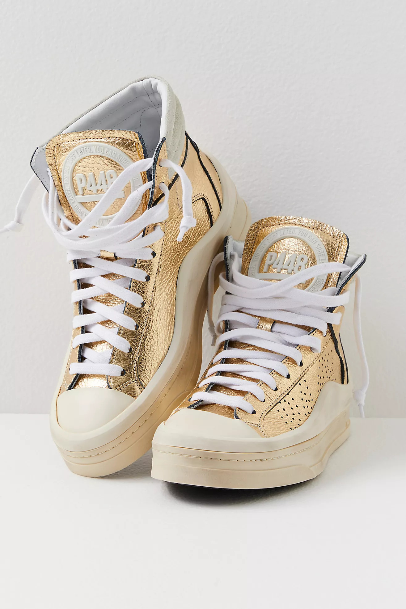 She's So Golden Hi Top Sneakers | Free People (Global - UK&FR Excluded)