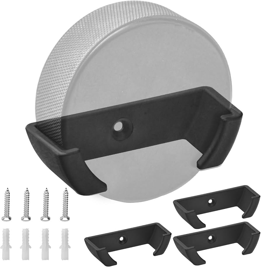 Hockey Puck Wall Mount Display (4 Pack) Wall Rack Holder Brackets for Collectible Pucks & Game Wi... | Amazon (US)