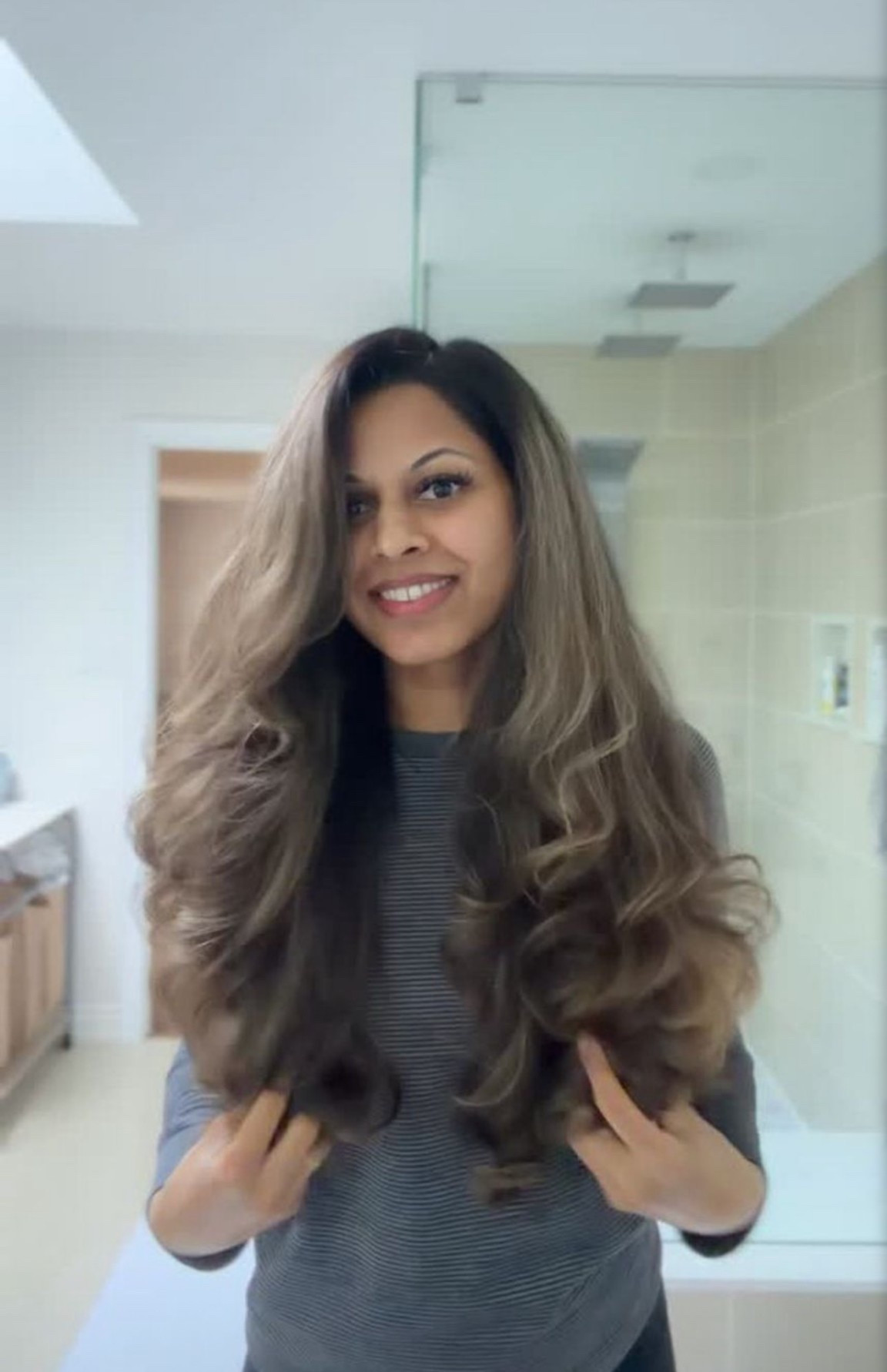 I can’t stand the feeling of product sitting in my hair so anything I use hasI can’t stand the feeling of product sitting in my hair so anything I use has to pass two tests: be amazing at what it’s intended for AND feel like nothing in my hair.

When I found this volumizing mousse… immediate yes. Such a game-changer. It gives the softest volume without that heavy, coated feel. Lasts 2 days for me.

#LTKselfcare #LTKBeauty #LTKmorningroutine