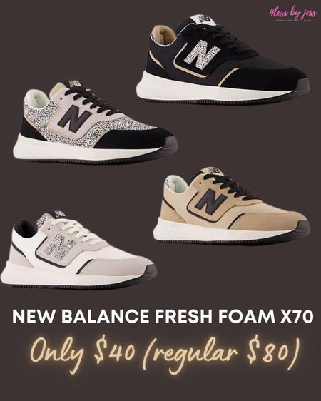 Cute! New Balance Fresh Foam X70 only $40 shipped (regular $80)! The price drops at checkout. 

New balance sneakers 
Lifestyle sneakers 

#LTKshoecrush #LTKsalealert #LTKunder50
