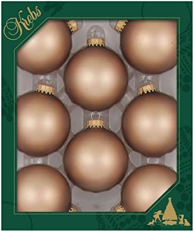 Amazon.com: Christmas Tree Ornaments - 67mm/2.625" Designer Glass Baubles from Christmas By Krebs... | Amazon (US)