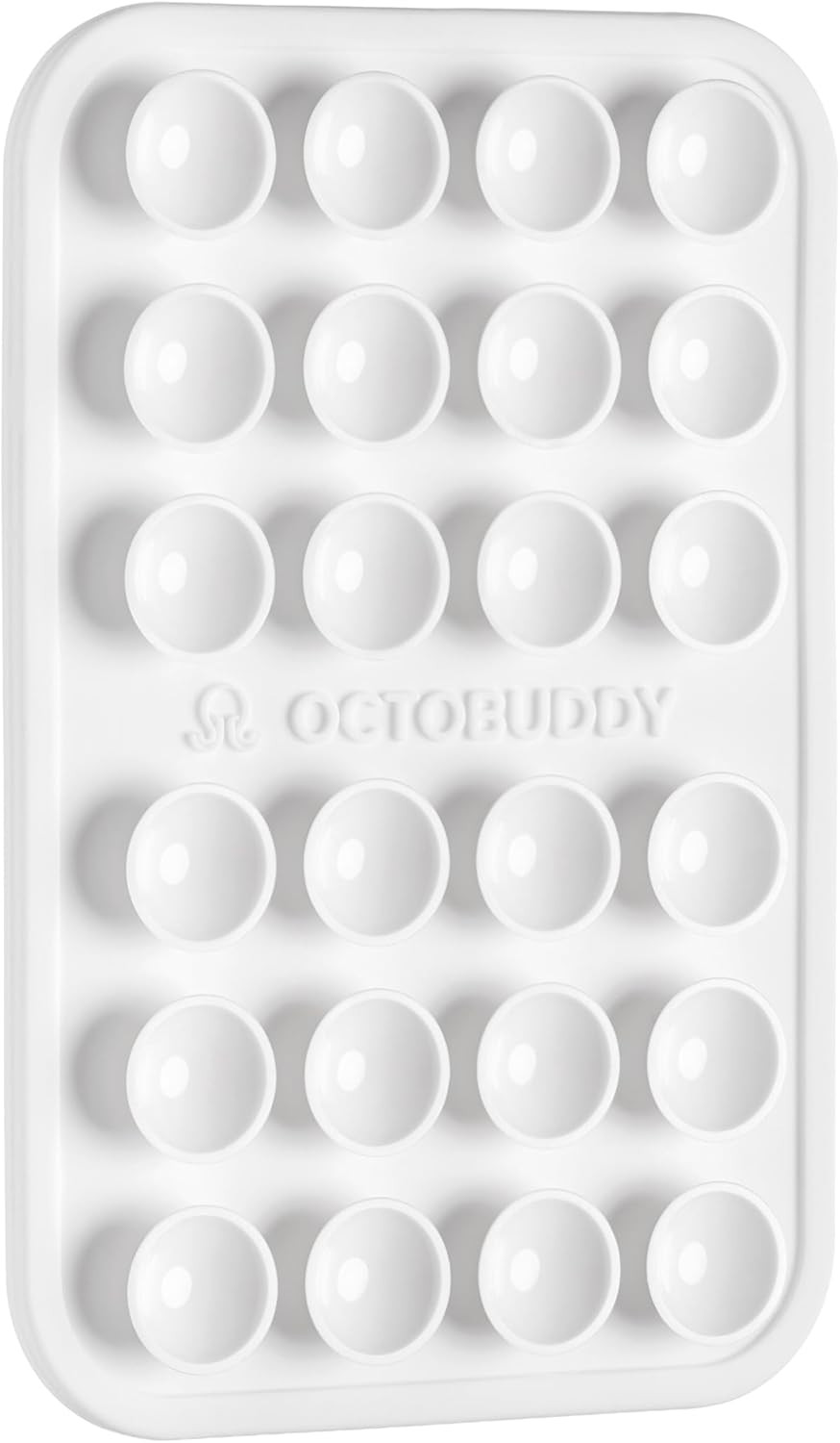 OCTOBUDDY Classic - Silicone Suction Phone Case Adhesive Mount, White | Amazon (US)