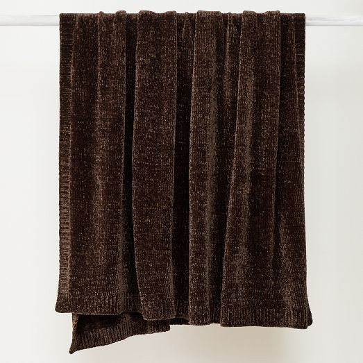 Luxe Chenille Throws | West Elm (US)