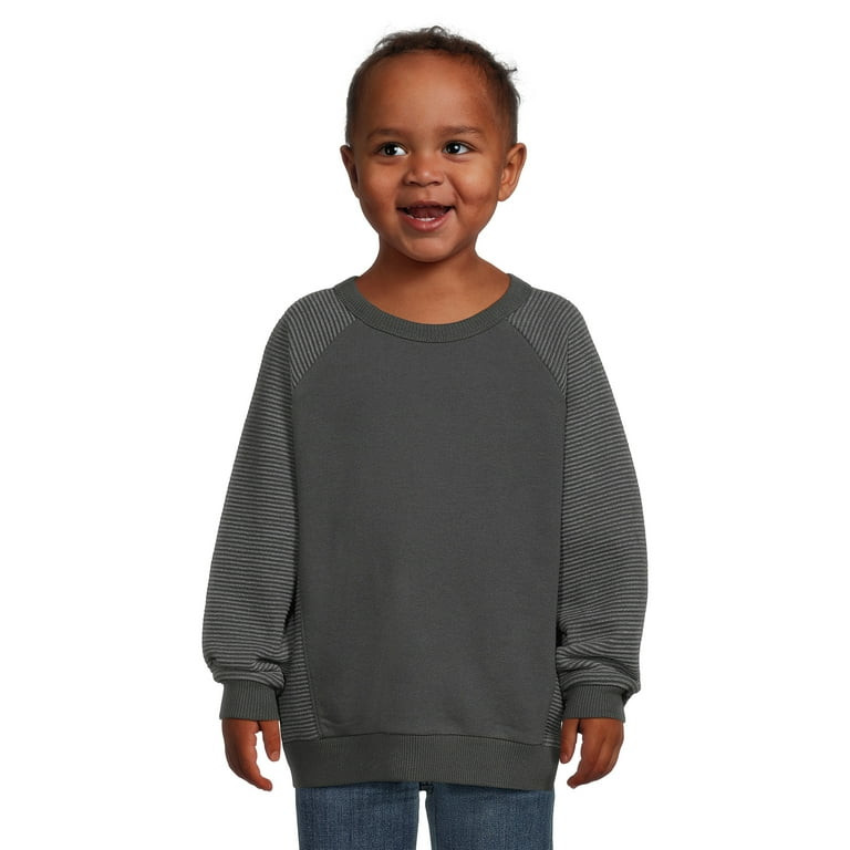 easy-peasy Toddler Boy Long Sleeve Crewneck Sweatshirt, Sizes 12 Months-5T - Walmart.com | Walmart (US)