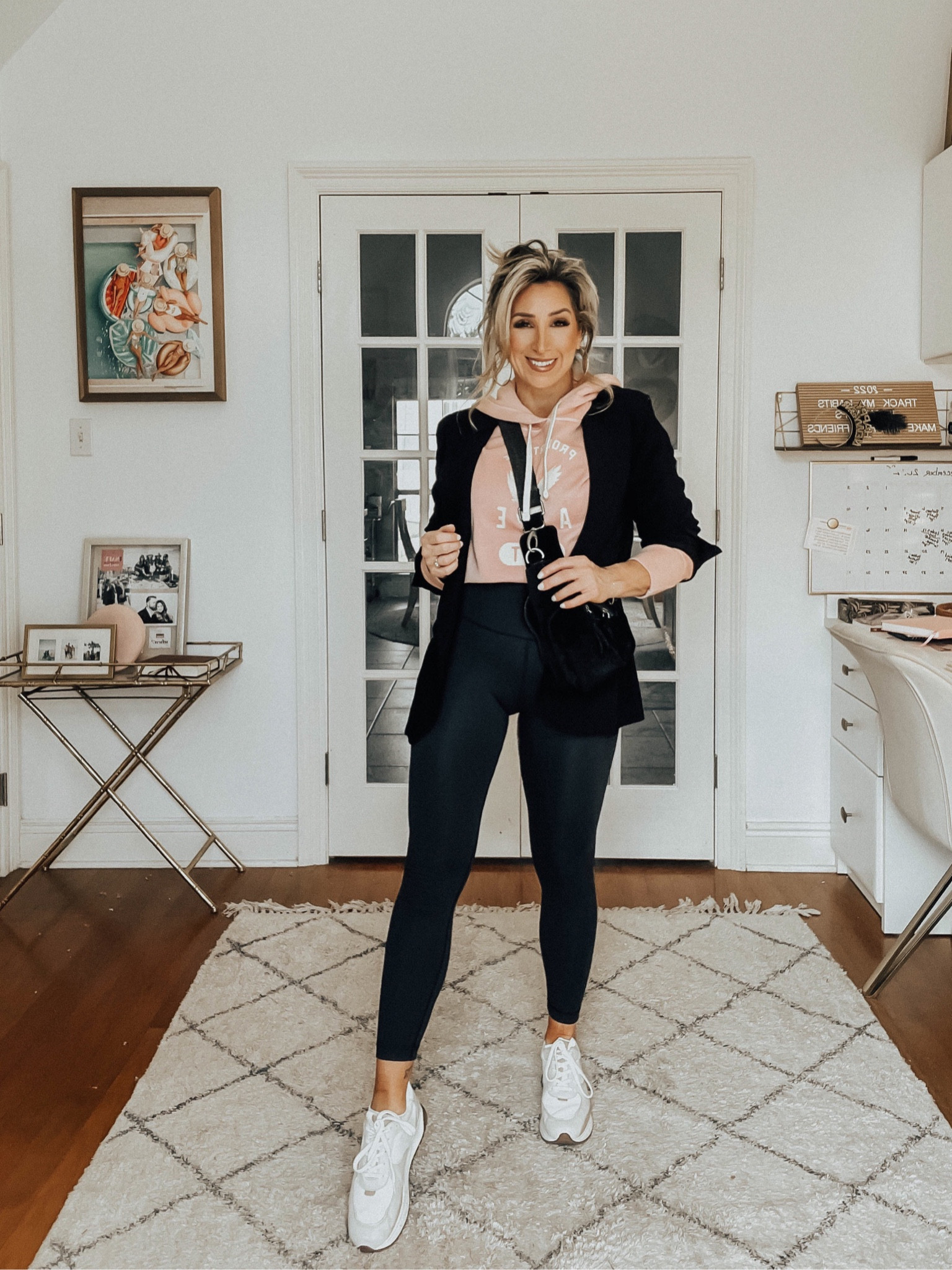 Valentine’s Day, pink sweatshirt, leggings, atheleisure 

#LTKstyletip #LTKfit #LTKFind