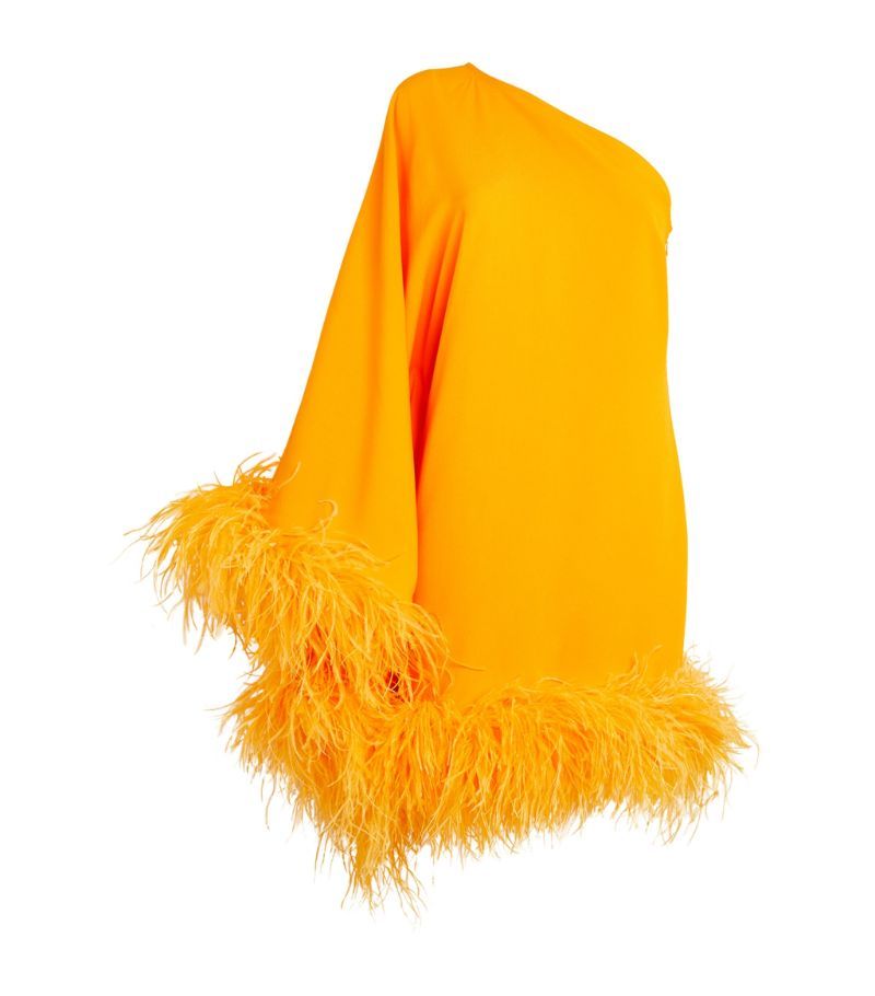 Taller Marmo Ostrich Feather Ubud Mini Dress | Harrods