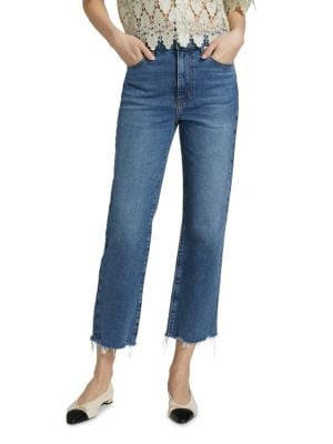 The Ruler High-Rise Stretch Crop Jeans | Saks Fifth Avenue OFF 5TH