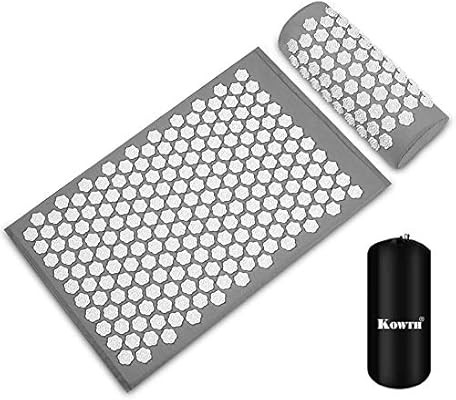Acupressure Mat and Pillow Set, Kowth® Wellness Therapy Acupuncture Mats and Pillow for Back/Nec... | Amazon (US)