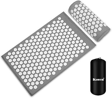 Acupressure Mat and Pillow Set, Kowth® Wellness Therapy Acupuncture Mats and Pillow for Back/Nec... | Amazon (US)