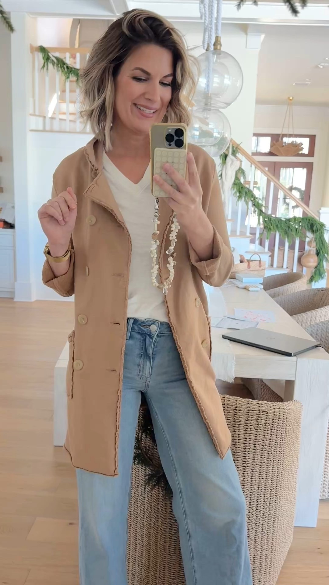 Ootd!  Small sweatshirt jacket. Xs tee. 27x34 jeans. The inseam is a little short compared to other brands imo. Shoes true to size. Sharing a save option for the jacket.  

#LTKmomlife #LTKootd #LTKTall