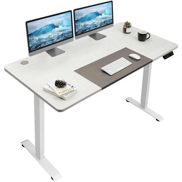 Electric Height Adjustable Standing Desk | Wayfair North America