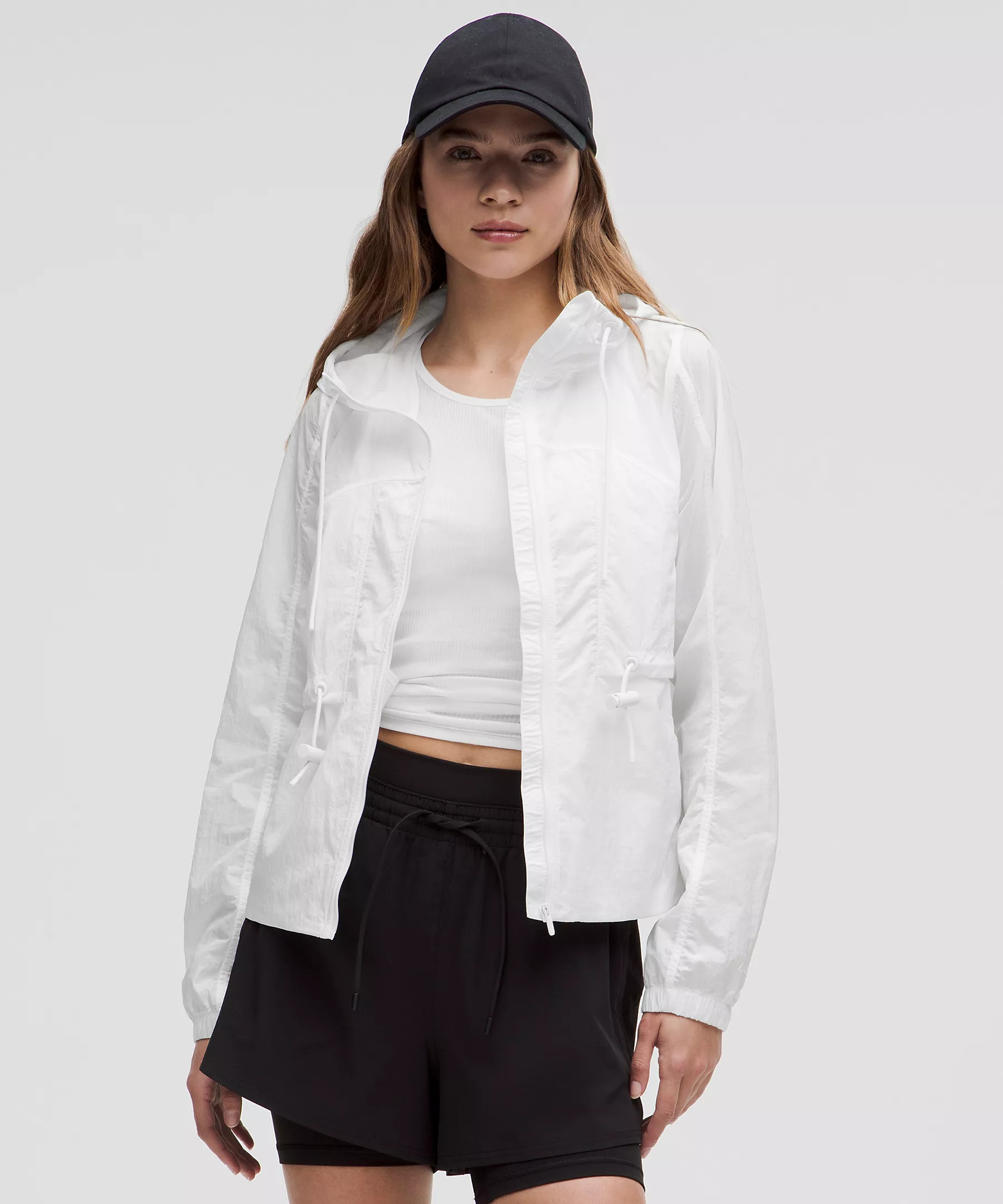 Drawstring Water-Resistant Hooded Jacket | Women's Coats & Jackets | lululemon | Lululemon (US)