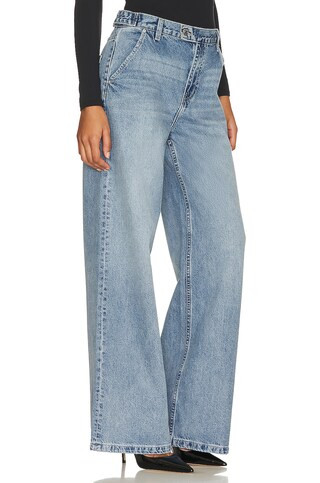 x Maggie MacDonald Leigh Mid Rise Denim Trouser in Legacy Park from Revolve.com | Revolve Clothing (Global)