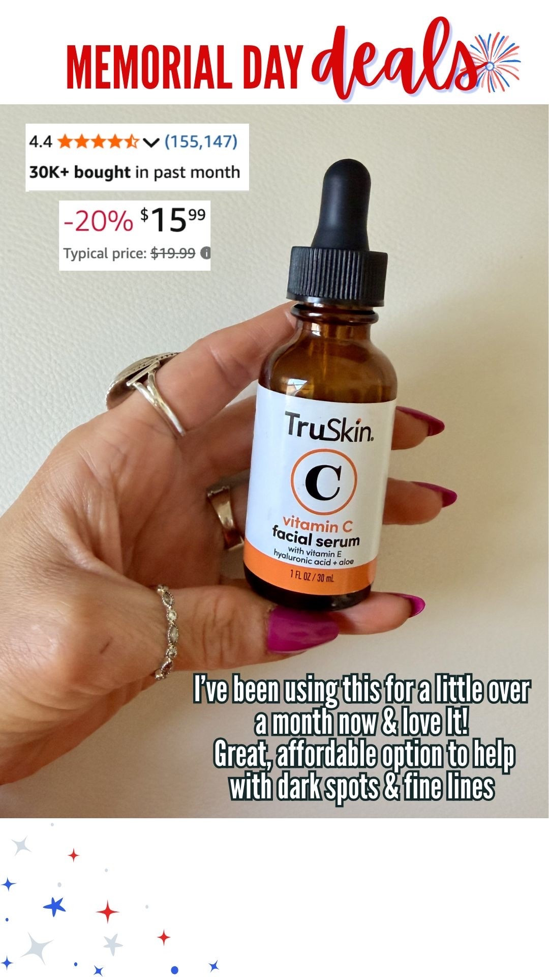 This Vitamin C serum is so good! Helps with dark circles and fine lines! I’ve been using it for about a month and have loved it!

#LTKdayinmylife #LTKselfcare #LTKSaleAlert
