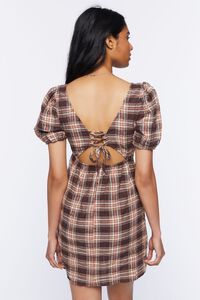 Plaid Lace-Back Mini Dress | Forever 21 | Forever 21 (US)