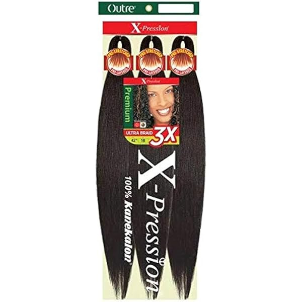 [3 PACK DEAL] Outre X-Pression Braid-Pre Stretched Braid 52" 3X 3 Packs (M4/30) | Amazon (US)