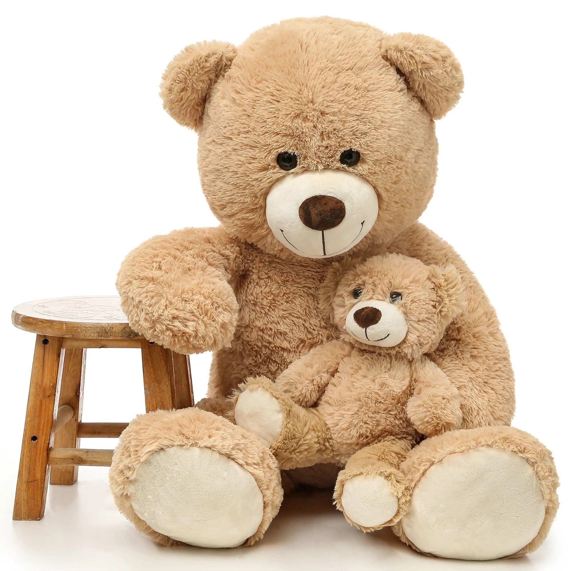 MorisMos 39" Giant Teddy Bear Mommy and Baby Soft Plush Bear Stuffed Animal | Walmart (US)