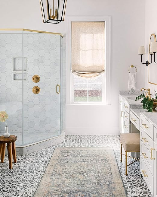 Loloi II Hathaway Collection HTH-02 Denim/Multi, Traditional Area Rug, 9'-0" x 12'-0" | Amazon (US)