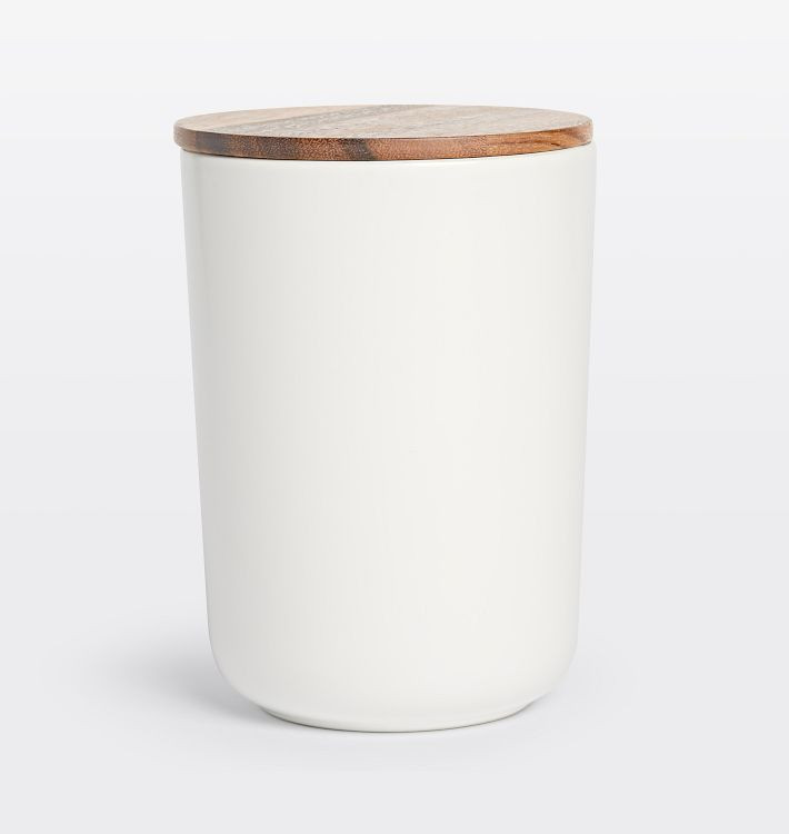 Canister with Wood Lid | Rejuvenation