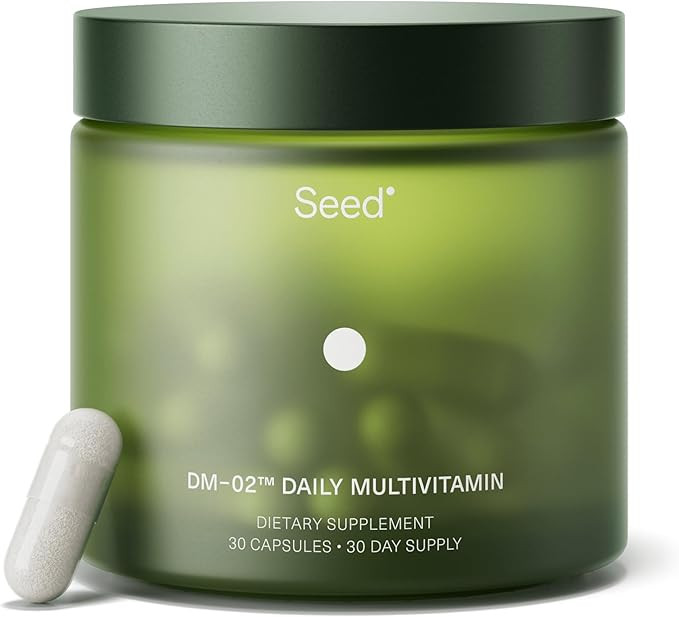 Seed DM-02 Daily Multivitamin - 100% DV Essential Vitamins and Minerals for Women & Men - Helps F... | Amazon (US)