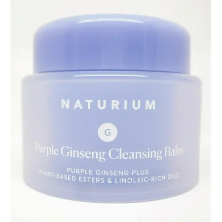 Naturium Purple Ginseng Cleansing Balm Plus Plant-Based Esters Linoleic-Rich Oils Smoothing Face Wash 3.1 oz | Walmart (US)