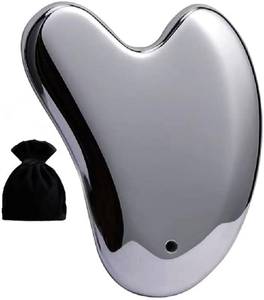Terahertz Stone Gua sha Facial Tool，Natural Terahertz Gua sha Board | Amazon (US)