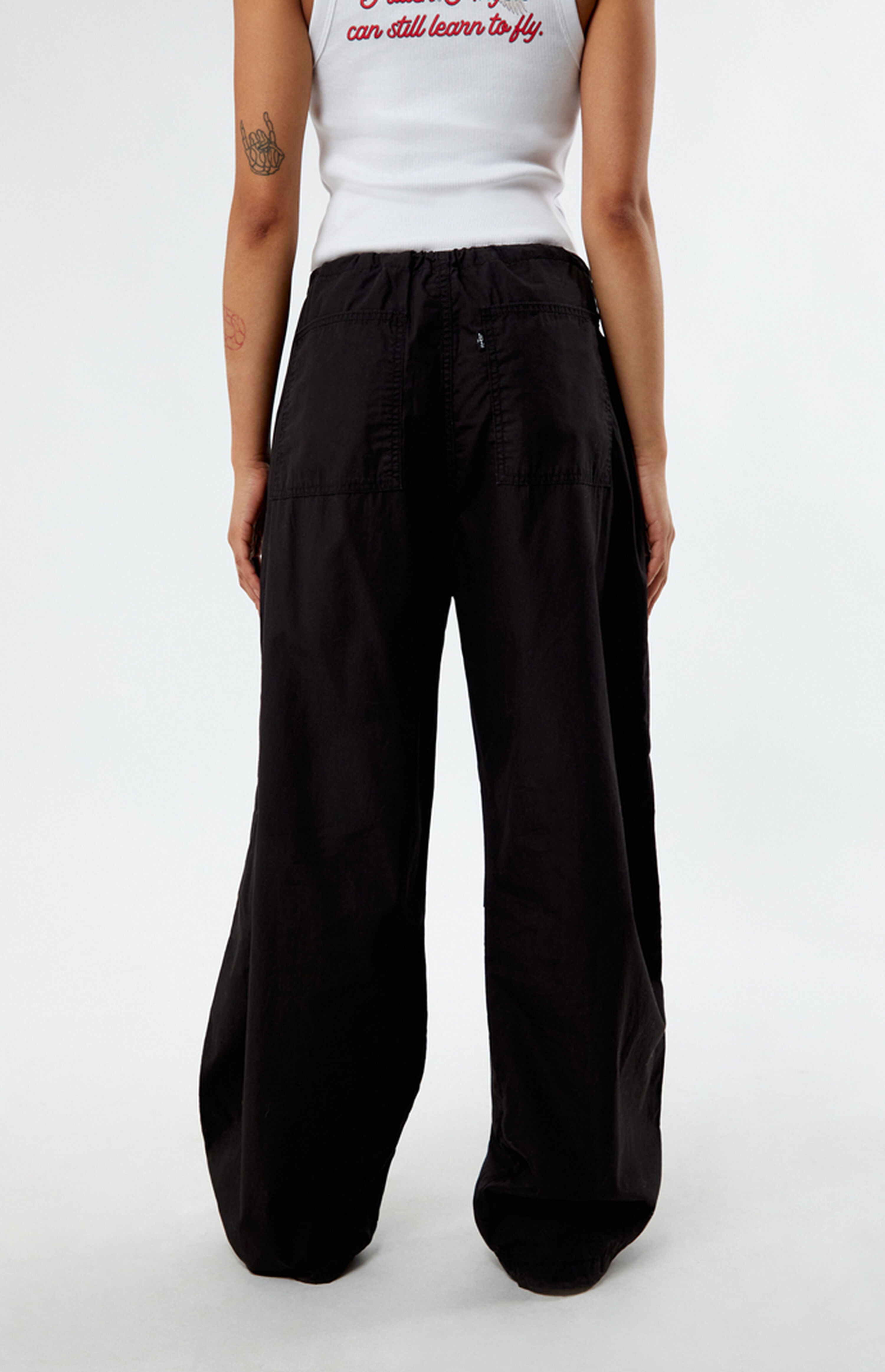 Levi's Black Parachute Pants | PacSun