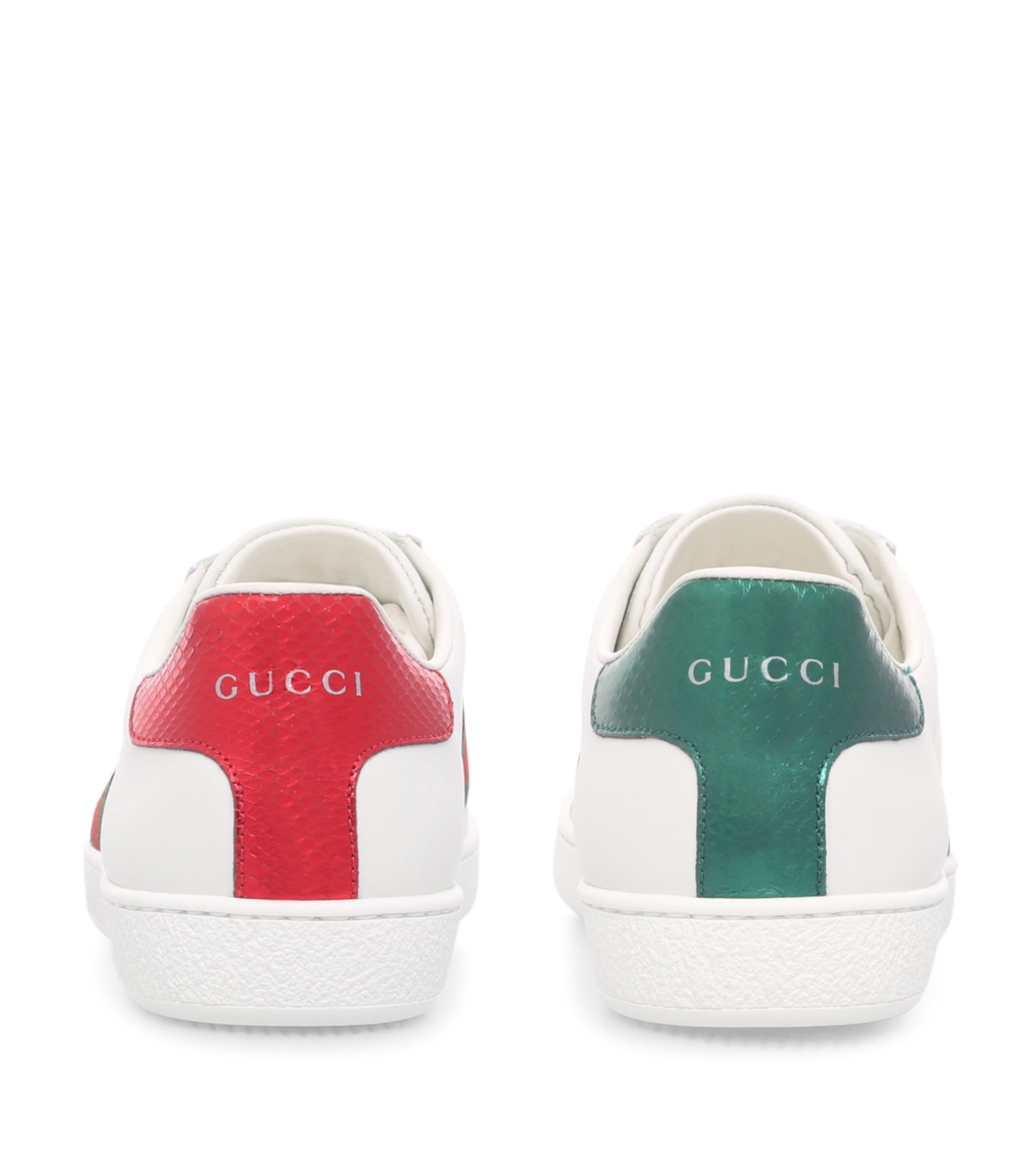 Gucci white Bee Ace Sneakers | Harrods UK | Harrods