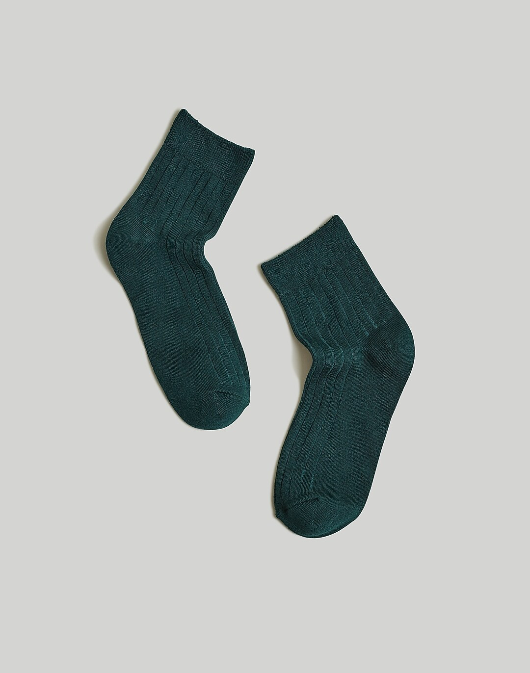 Slinky Ribbed Ankle Socks | Madewell