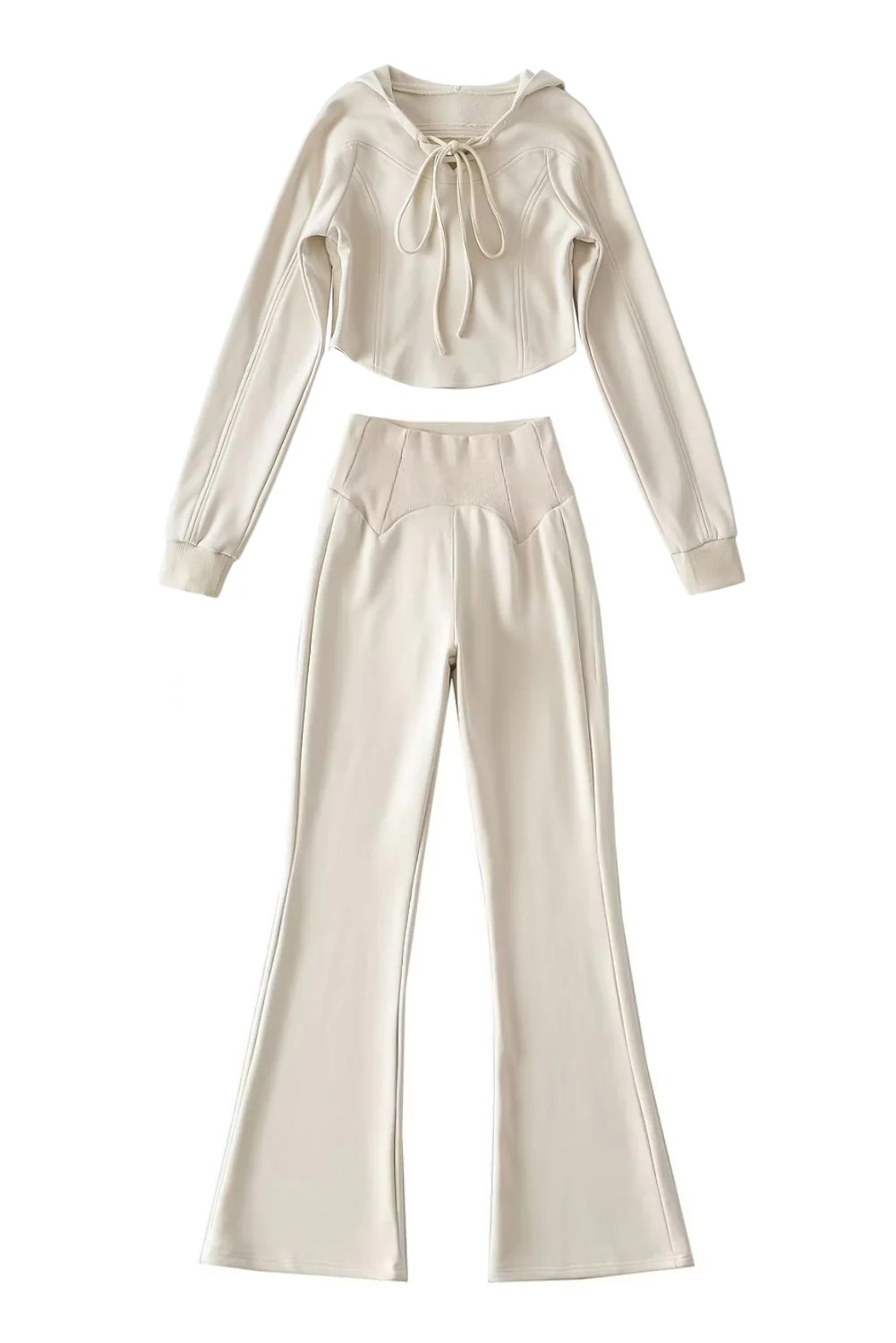 'Stephanie' Tied Hooded Top/ Pants (2 Colors) | Goodnight Macaroon