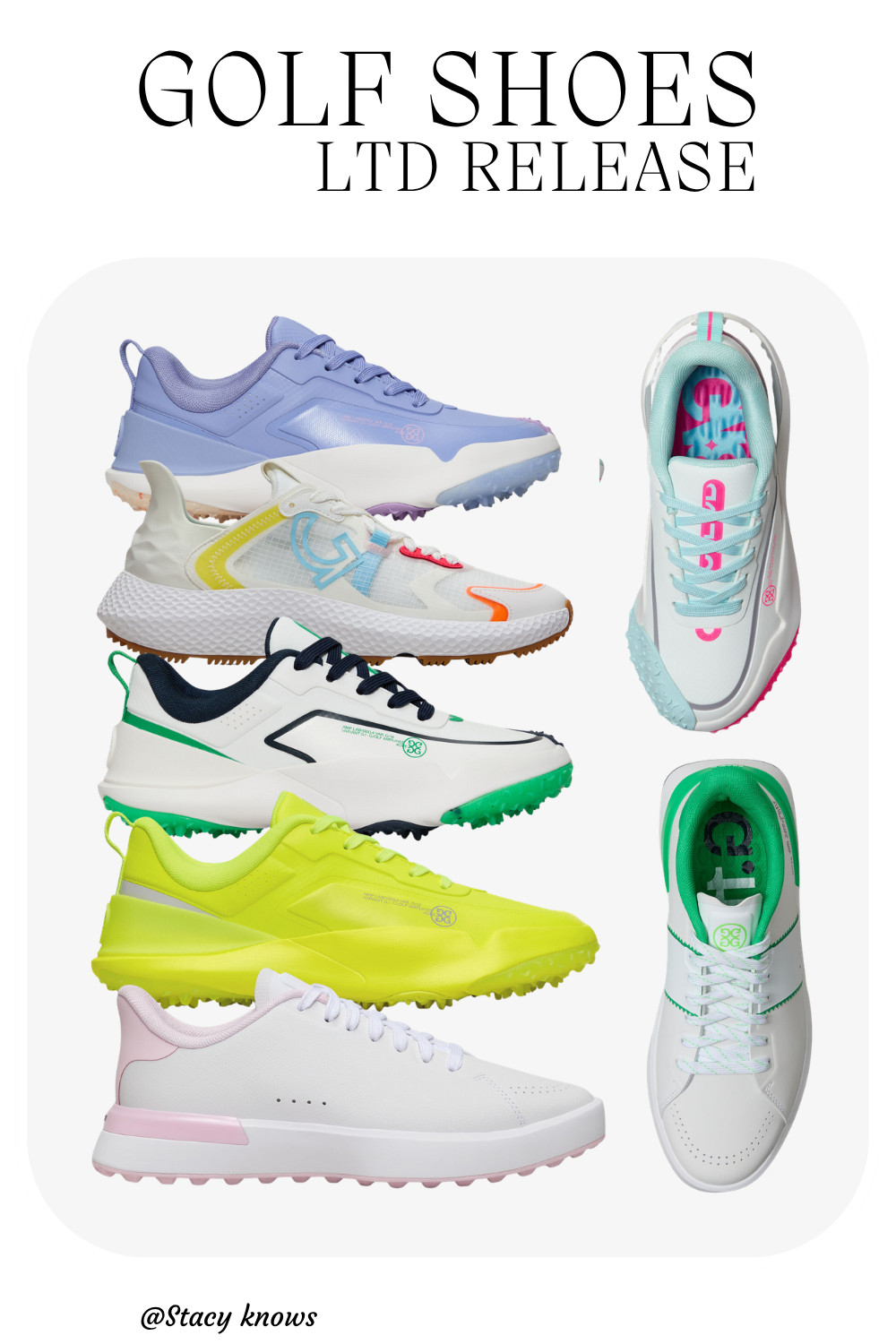 The wait is officially over! The new G/FORE golf shoes have landed on LTK. Snag your pair now and upgrade your golf wardrobe instantly.#GolfFit #GolfGear #LuxuryGolf #GolfLife #OnTheCourse #SpikelessGolfShoes 

 #LTKfitnessgoals #LTKActive #LTKTravel
