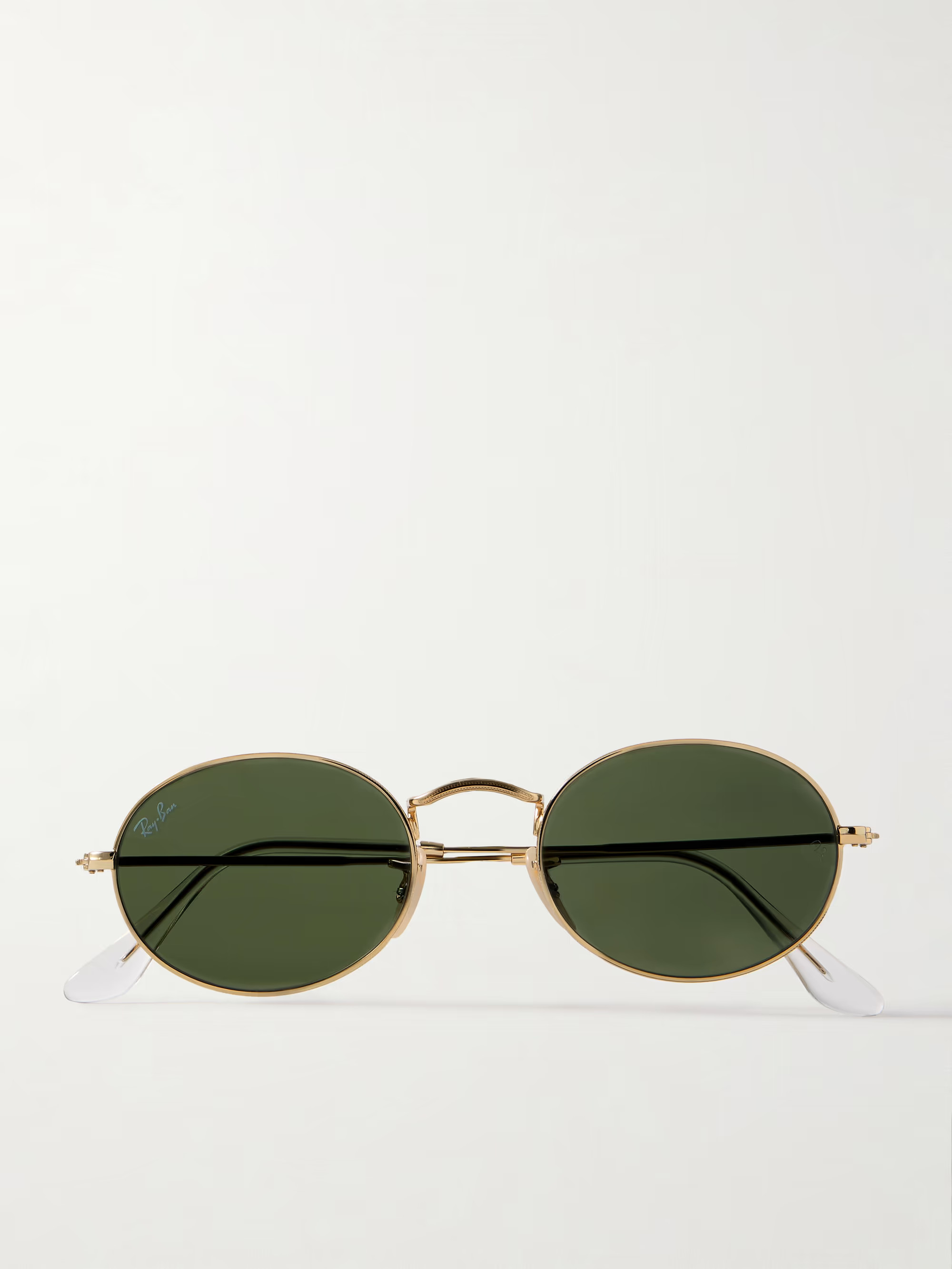 Oval-frame gold-tone sunglasses | NET-A-PORTER (UK & EU)