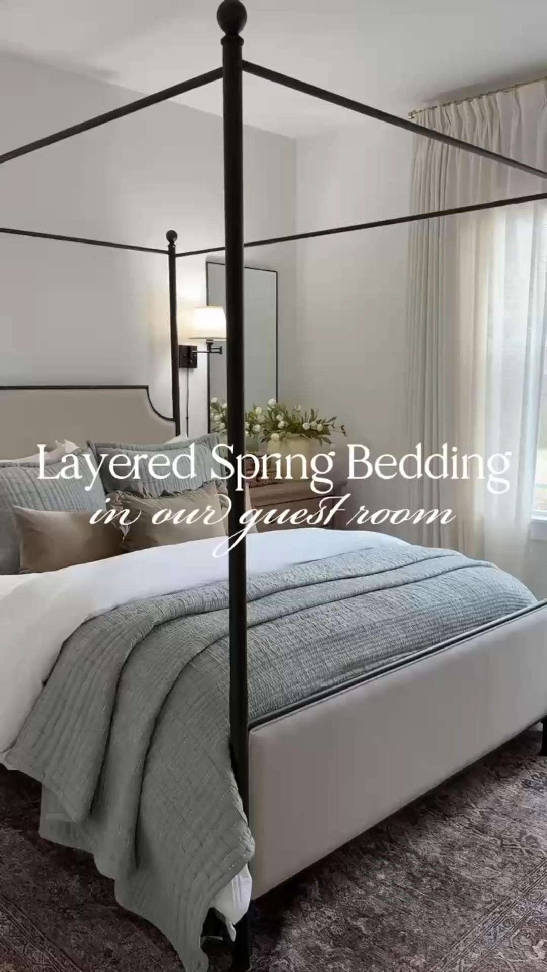 In love with our guest room spring bedding refresh! @Quince is my go to for affordable quality bedding pieces! They have the prettiest variety of textures and materials that are so fun to layer up to get a cozy welcoming look! You really can’t beat the price for this quality 🙌🏻 

#LTKHome #LTKmorningroutine