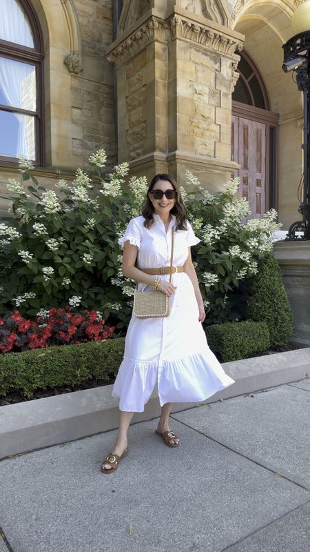 I wore this beautiful white maxi dress yesterday for Father’s Day! I love the ruffle sleeve details. Also comes in a mini length. Fits big so you can size down. 



#whitedress #weekendstyle #summerdress #maxidress #injcrew 

#LTKSeasonal #LTKStyleTip #LTKItBag