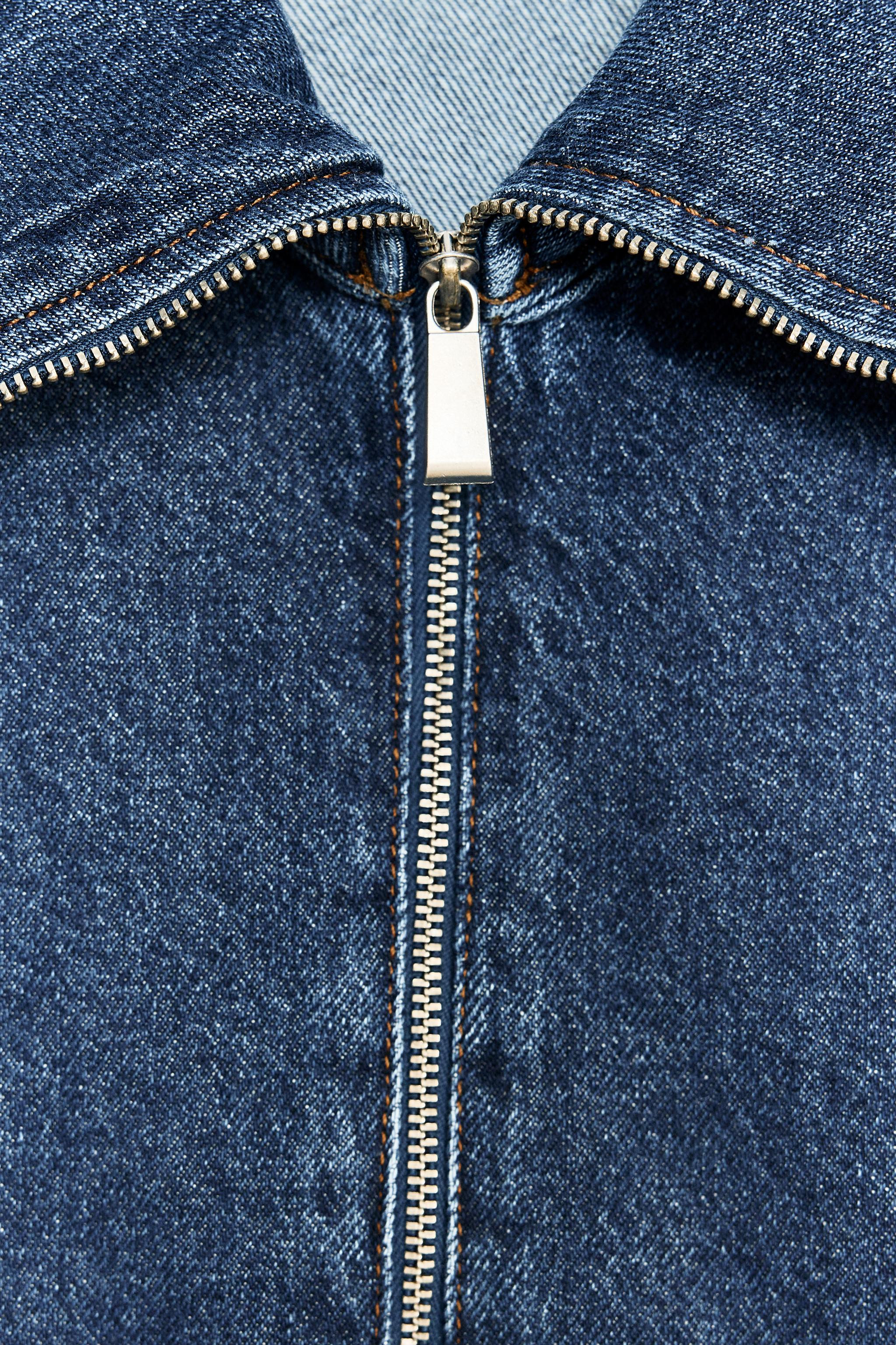 Z1975 ZIP-UP DENIM JACKET | Zara UK