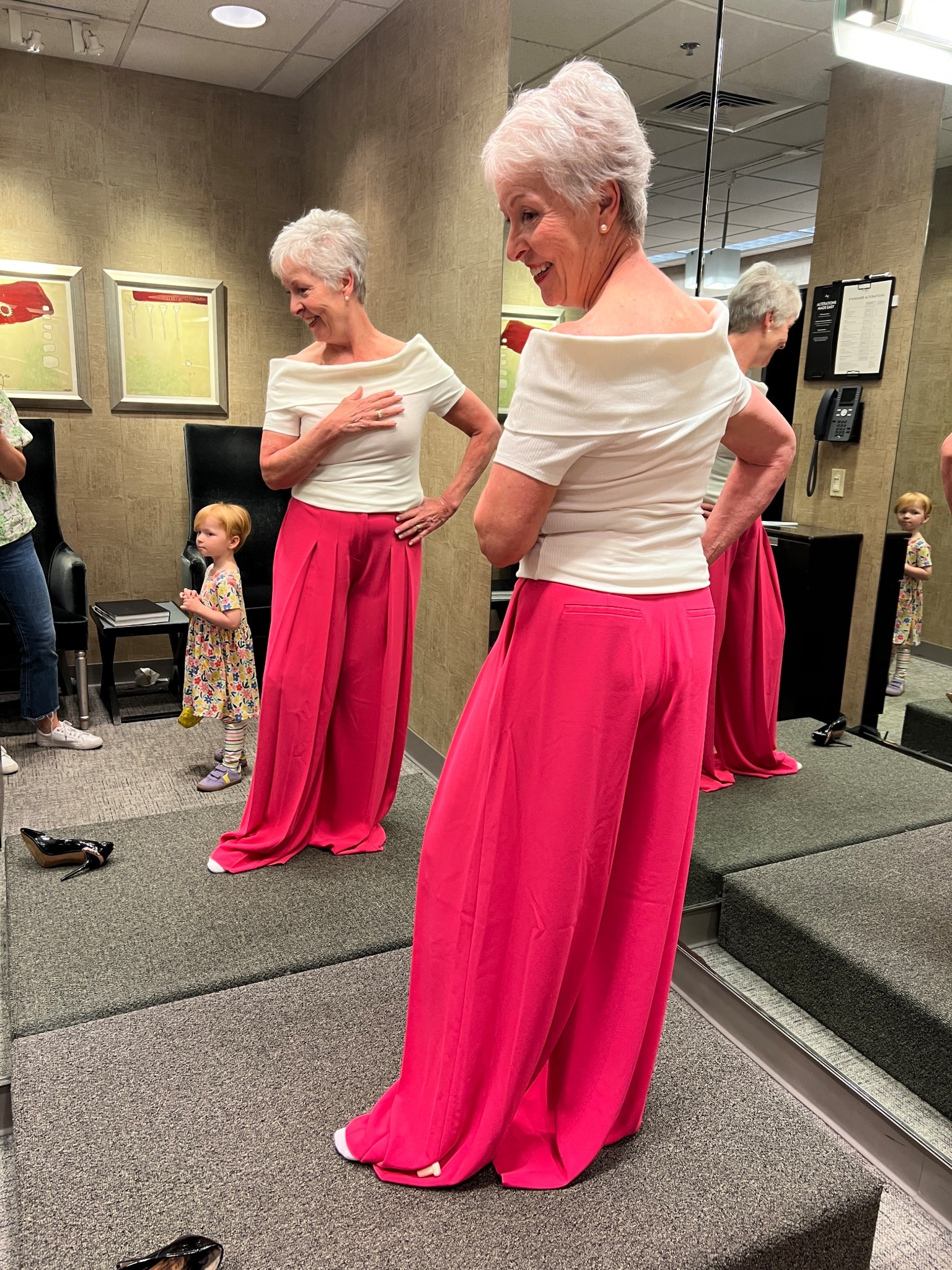 These fun pants are a great way for Gamines to do a formal look. 