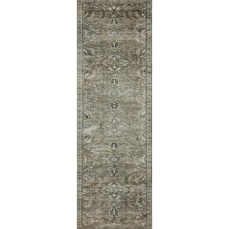Loloi II Layla LAY-13 Printed Antique / Moss Oriental Area Rug 2 -6 x 7 -6 | Walmart (US)
