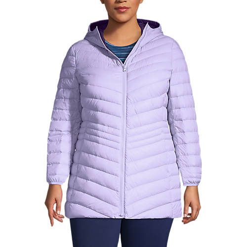 Women's Plus Size Ultralight Packable Down Jacket | Lands' End (US)